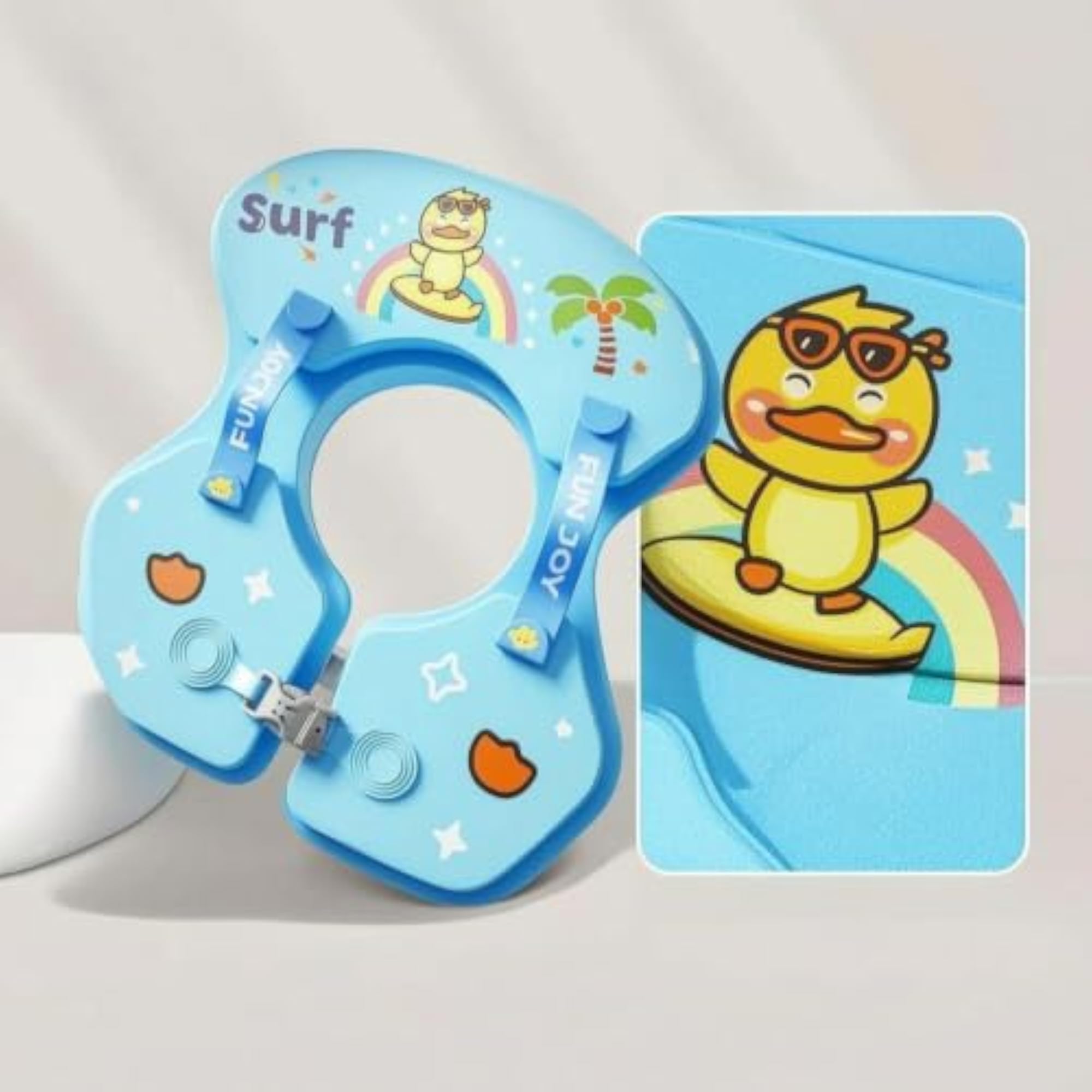 Non-Inflatable Armpit Swim Collar for Quick-Drying